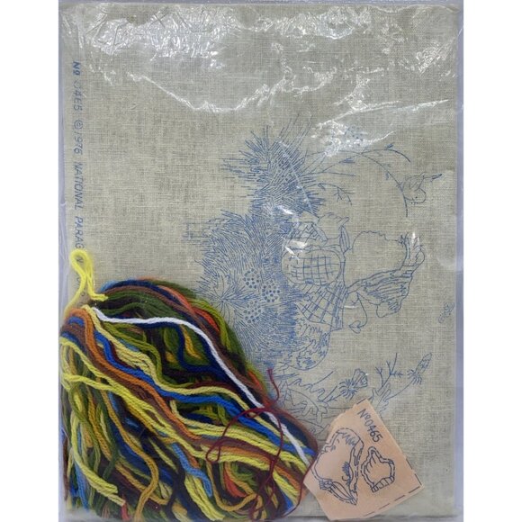 Hummel Boy with Bird Needlecraft Kit 11" x 14" National Paragon Corp 0465 - Picture 7 of 10